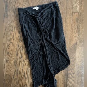 Helmut Lang asymmetrical black skirt